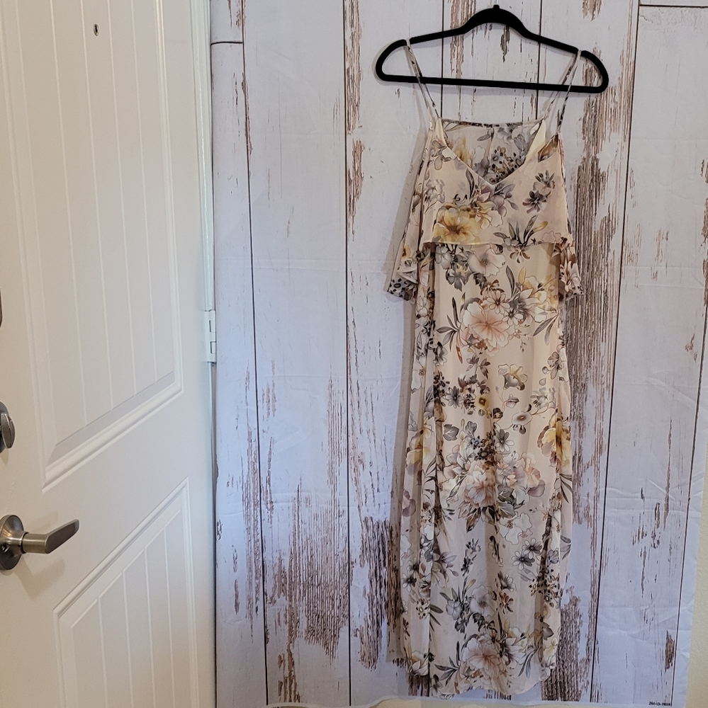 I Jeans by Buffalo Dress Floral print off shoulder